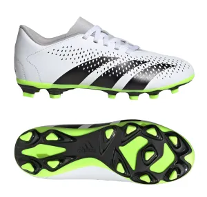 Adidas scarpa da calcio da ragazzi Predator Accuracy.4 FxG IE9434 bianco-nero