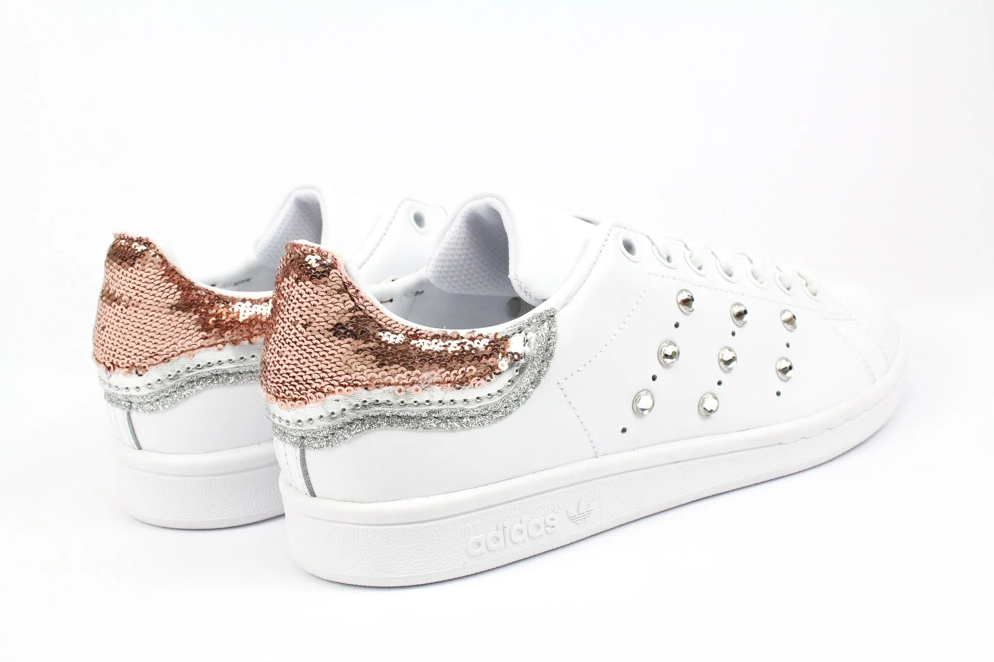 Adidas Stan Smith Paillettes Strass & Pelle Laminata