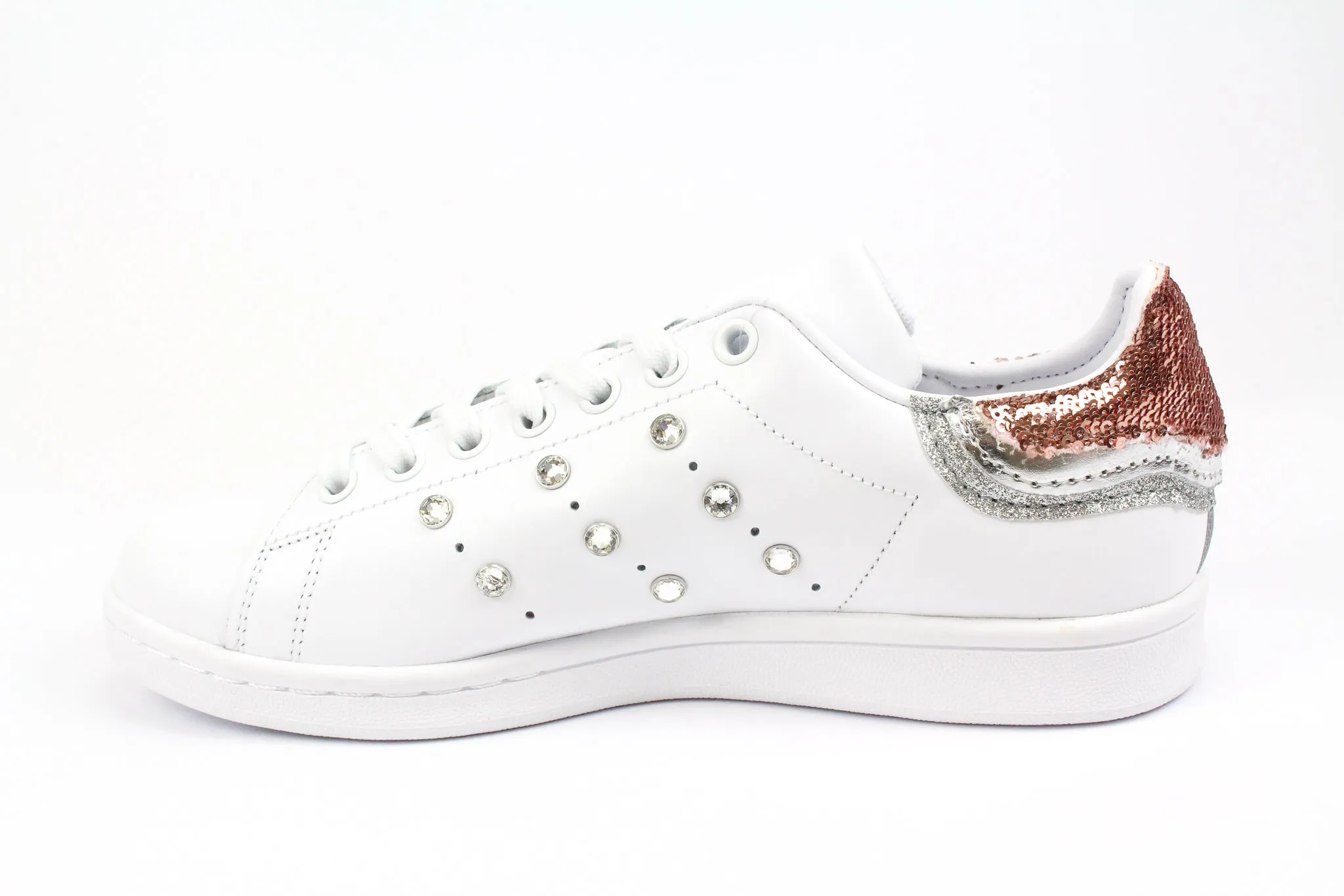 Adidas Stan Smith Paillettes Strass & Pelle Laminata