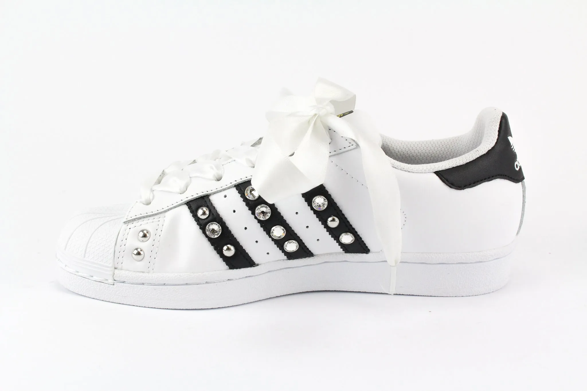 Adidas Superstar Strass & Lacci Raso