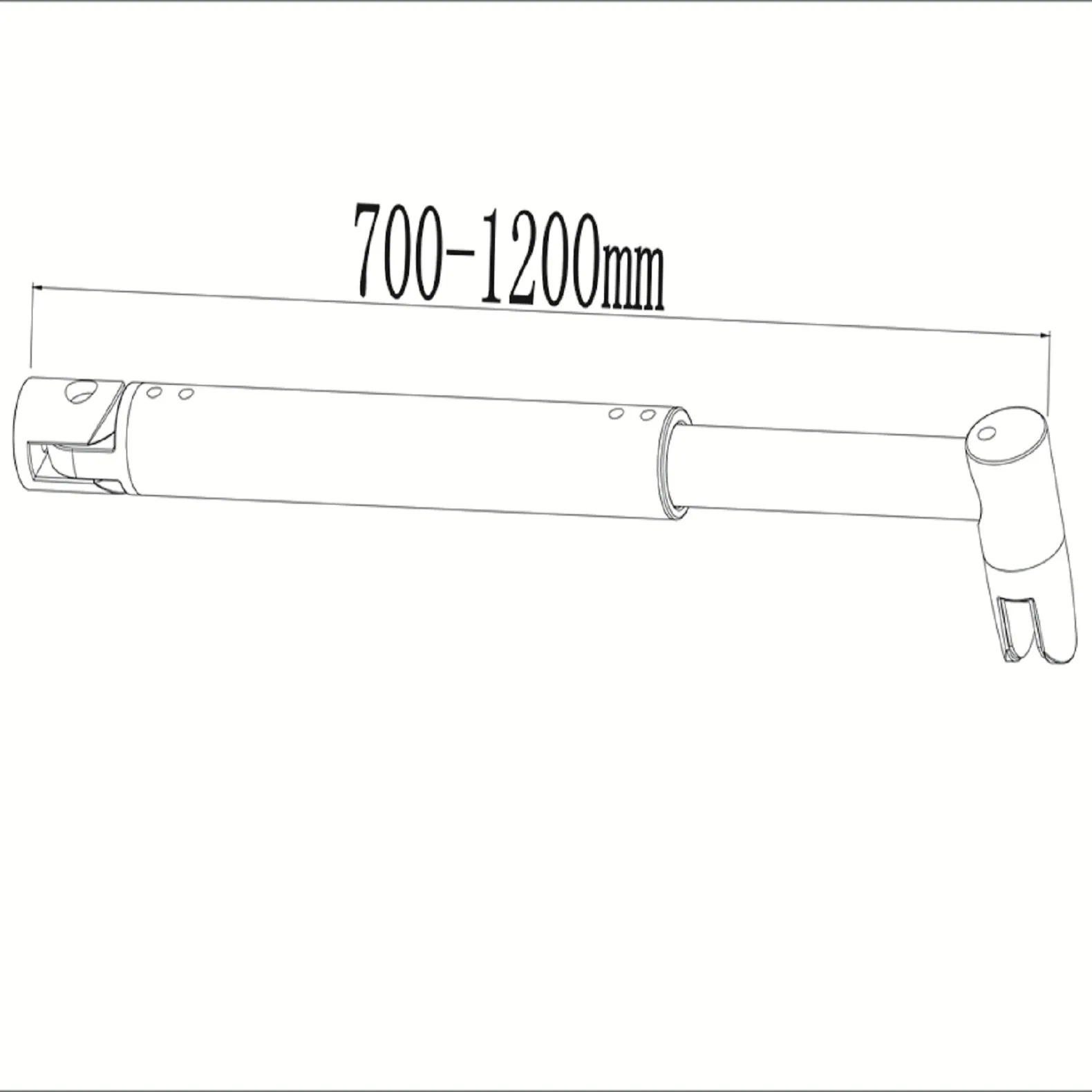 Aica Parete Per Doccia Walk In Con 30/40cm Paretina Mobile Vetro 8mm Temperato Trasparente Anticalcare Con Barra Stabilizzatrice Regolabile 70-120cm