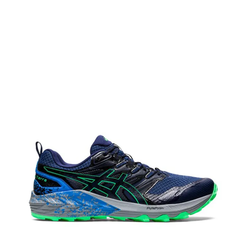 ASICS SNEAKERS GEL TRABUCO TERRA 1011B029-409 BLU OCEANO-VERDE