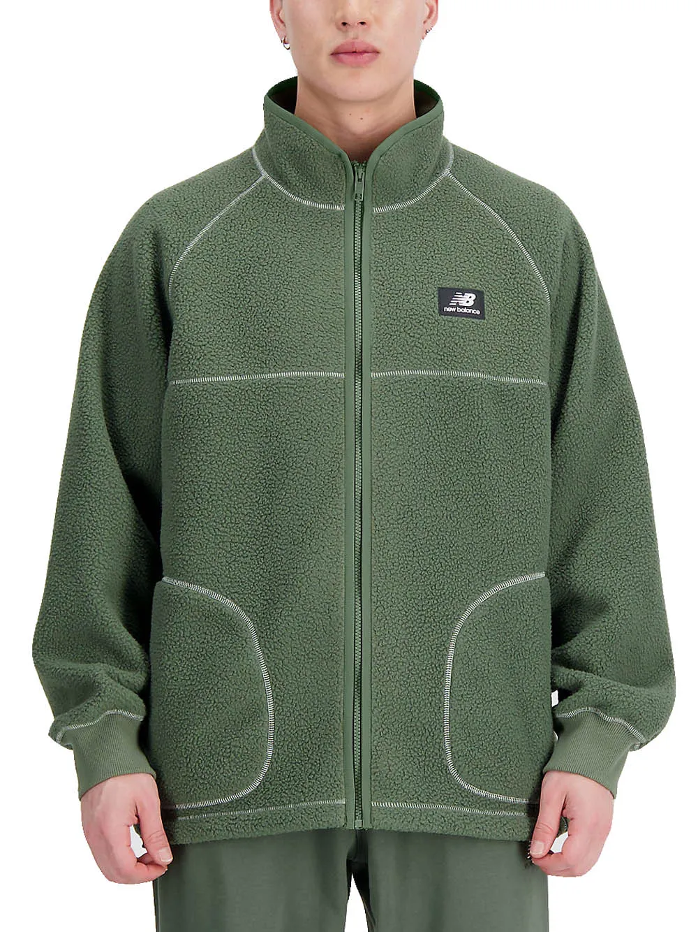 Athletics Polar Fleece Full Zip - Deep Olive Green