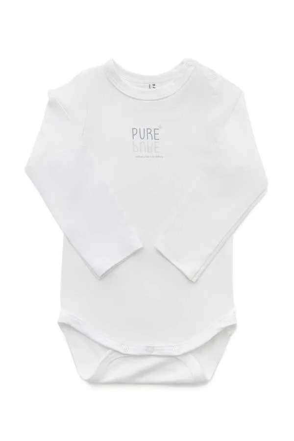 Body bambino maniche lunghe - Bianco 01