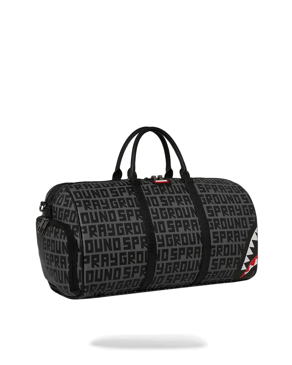 BORSONE SPRAYGROUND SPLIT INFINITY CHECK LARGE DUFFLE