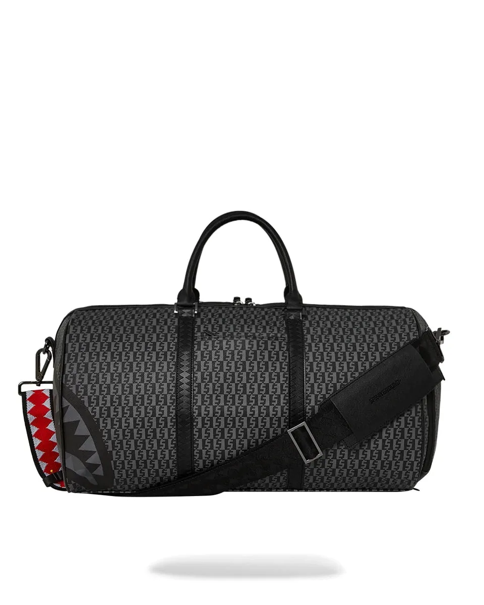 BORSONE SPRAYGROUND SPLIT INFINITY CHECK LARGE DUFFLE