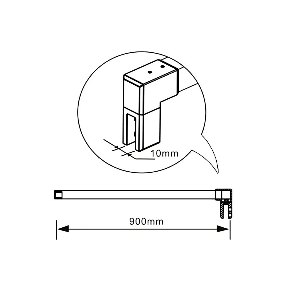 Box Doccia Angolare Porta Battente Pieghevole con Parete Fissa in Vetro Temperato 6mm Anticalcare Barra Stabilizzatrice da 90cm Cromo Lucido