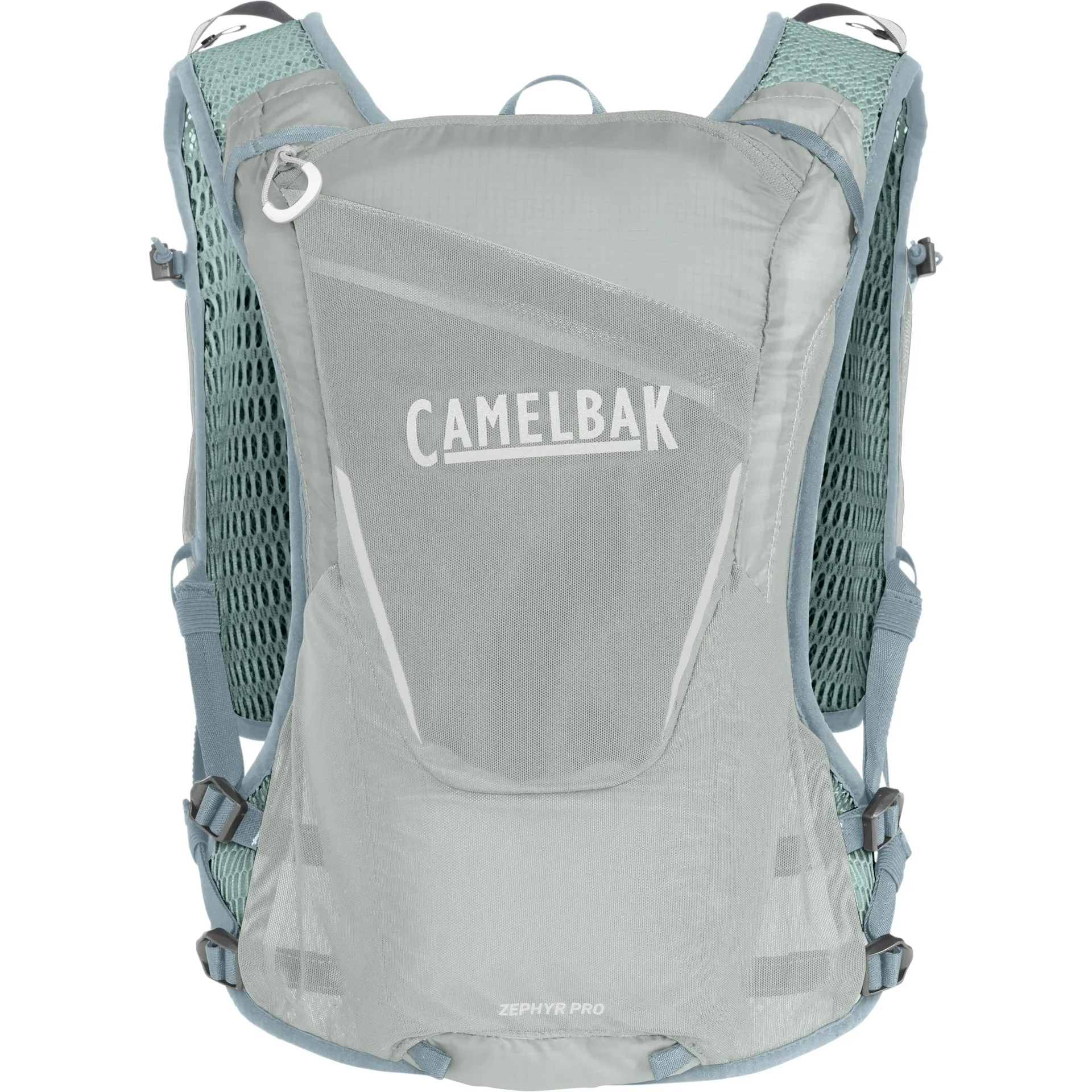 CAMELBAK ZEPHYR PRO VEST 12L ZAINO DA TRAIL RUNNING CON FLASK INCLUSE - COLORE PIGEON/BLUE SURF