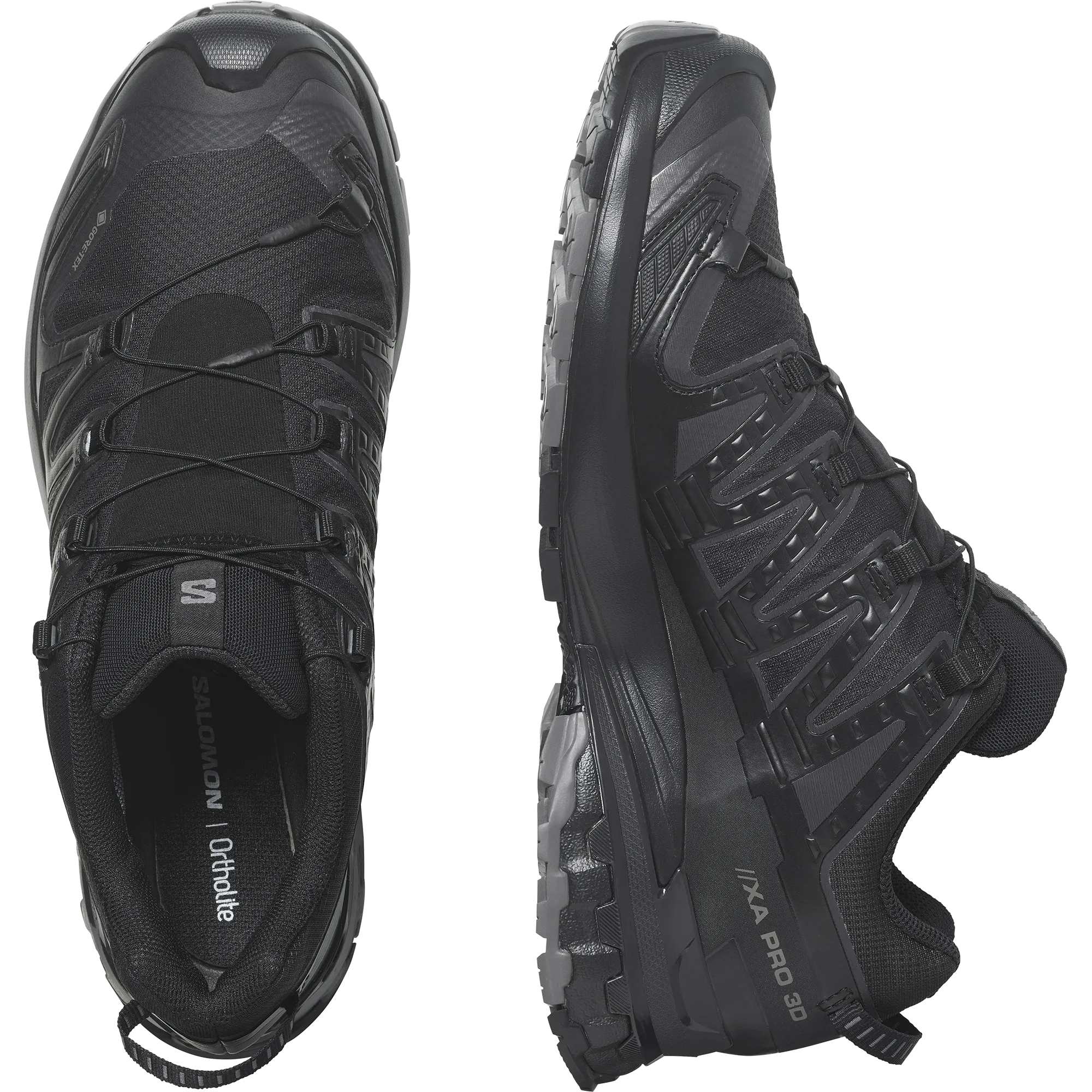 Mens Salomon XA Pro 3D V9 GTX Waterproof Trail Running Shoes - Lightweight, Breathable, and Durable Outdoor Footwear