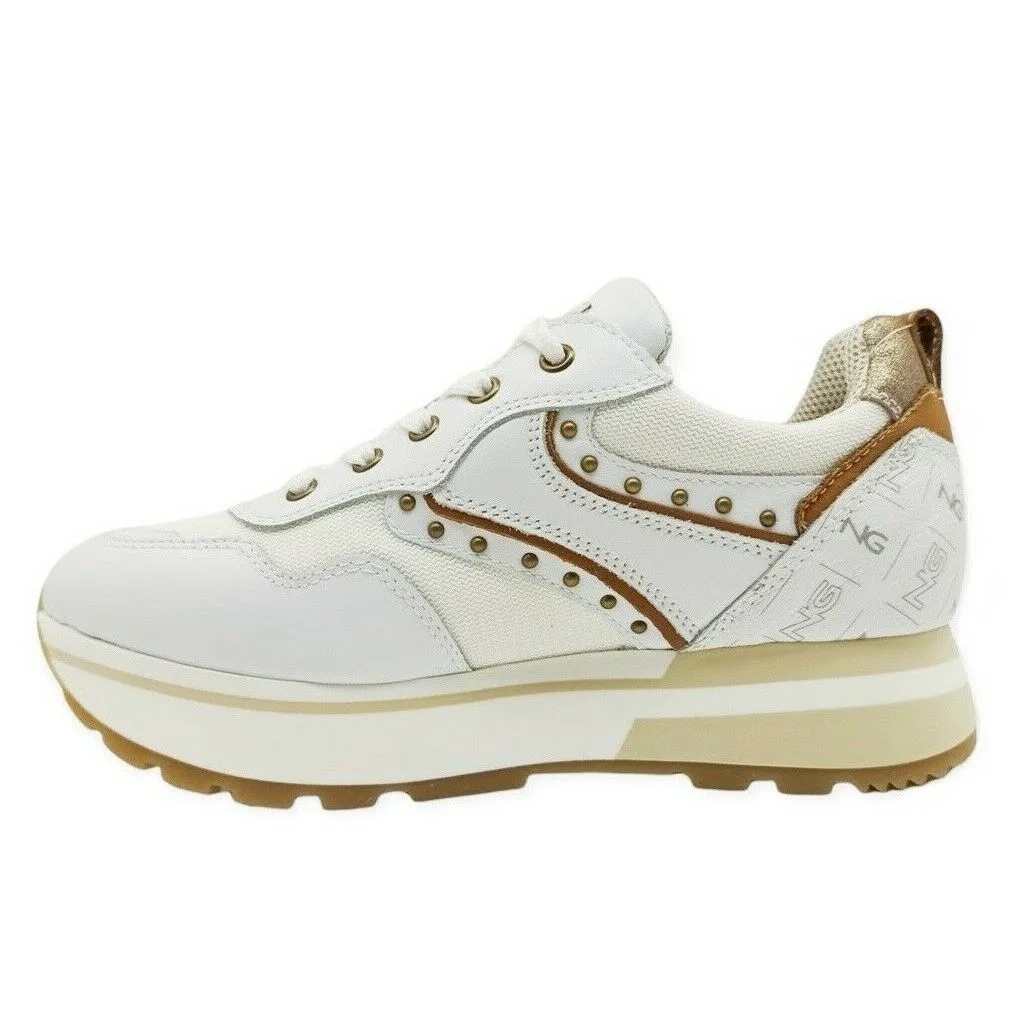 NEROGIARDNI - art. E218075D 707 - sneakers da donna - -colore bianco