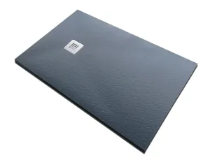 Piatto Doccia Solidstone Pietra Mineral Marmo Grafite H2.8cm