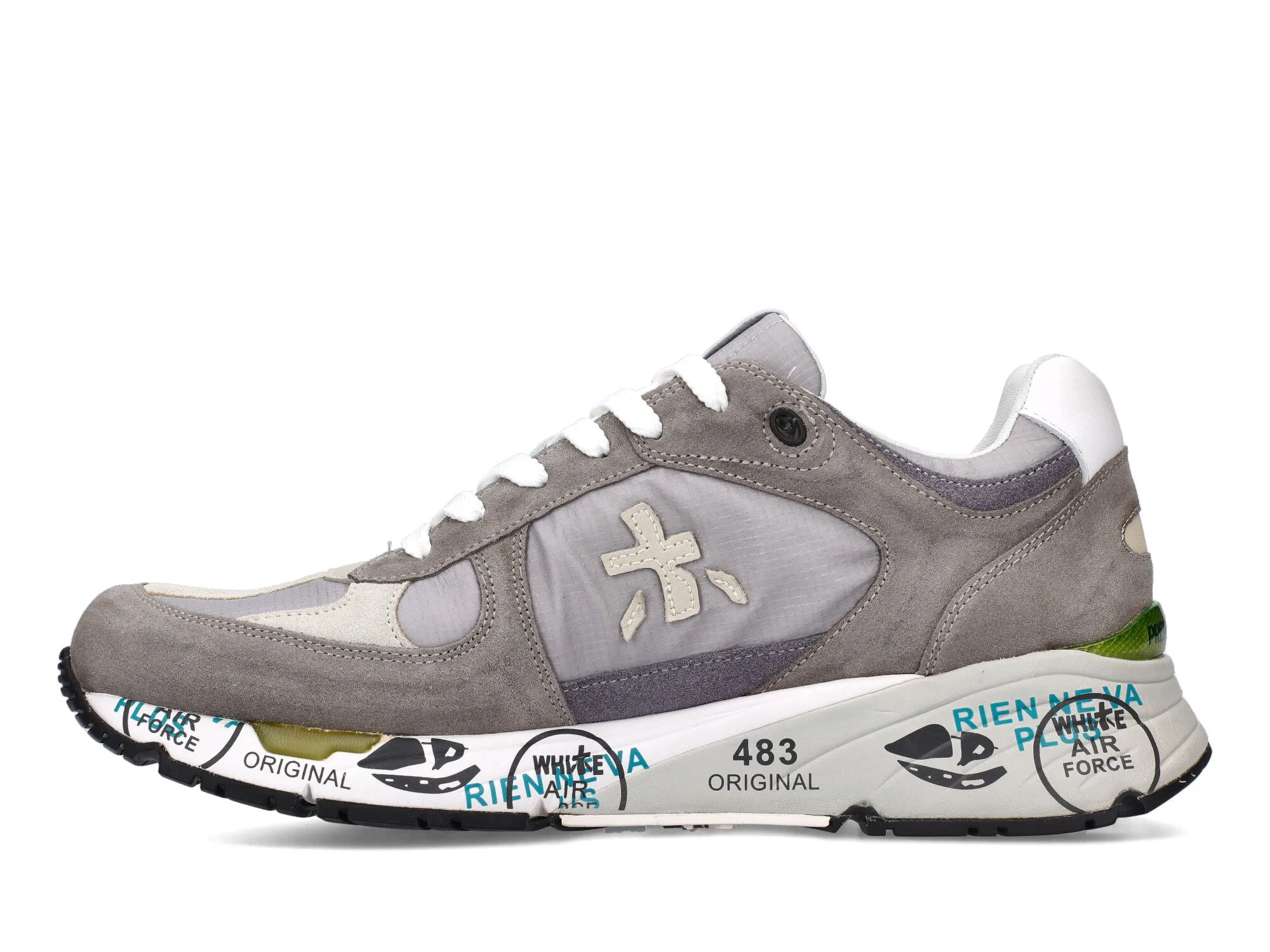 Premiata Mase sneakers in camoscio e tessuto