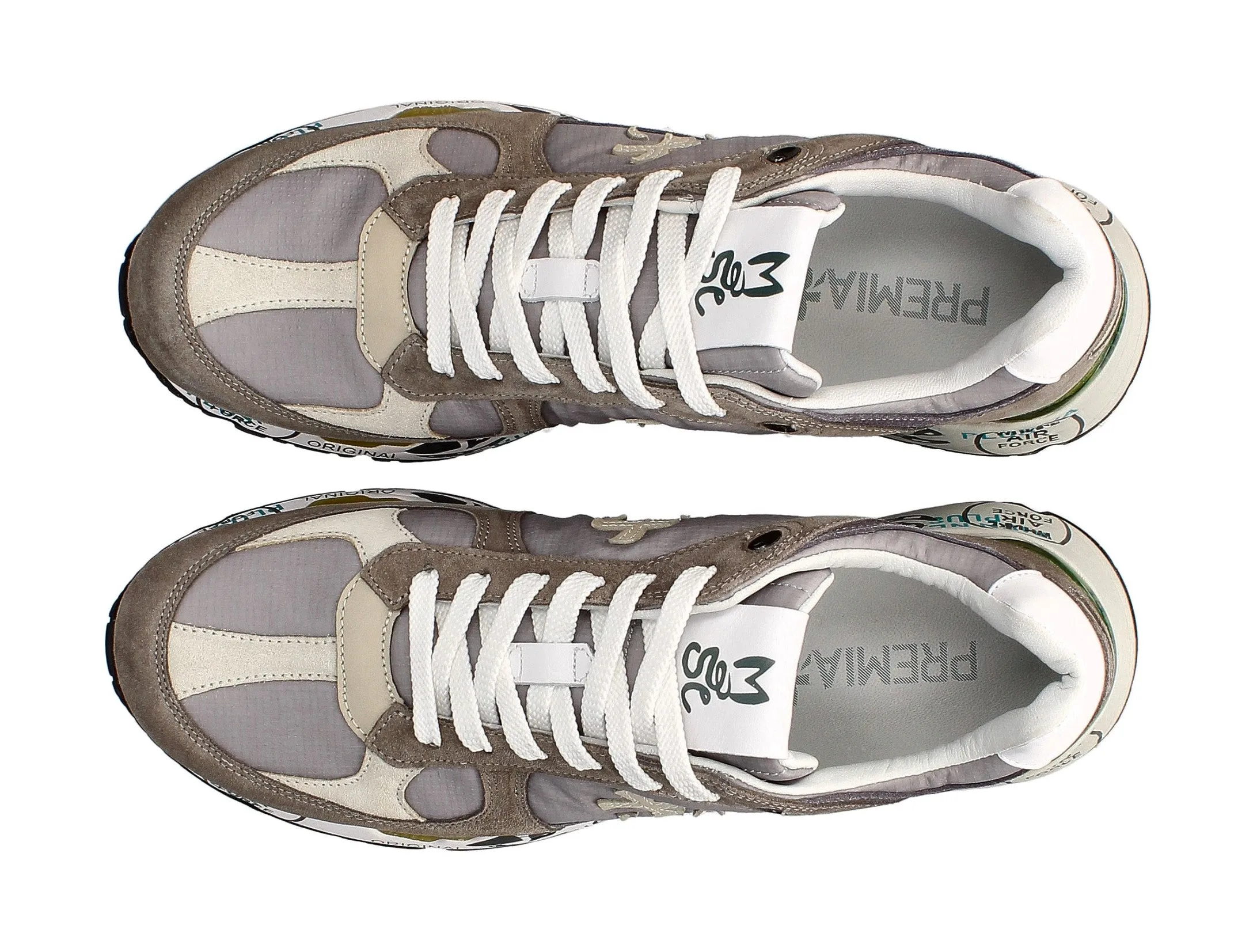 Premiata Mase sneakers in camoscio e tessuto