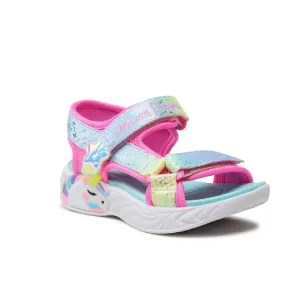 Scarpe da Bambina - SKECHERS Art. 302682LPKMT sandali con luci multicolore