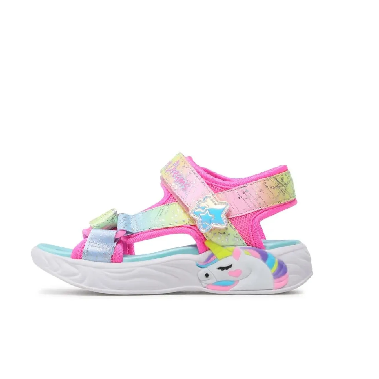 Scarpe da Bambina - SKECHERS Art. 302682LPKMT sandali con luci multicolore