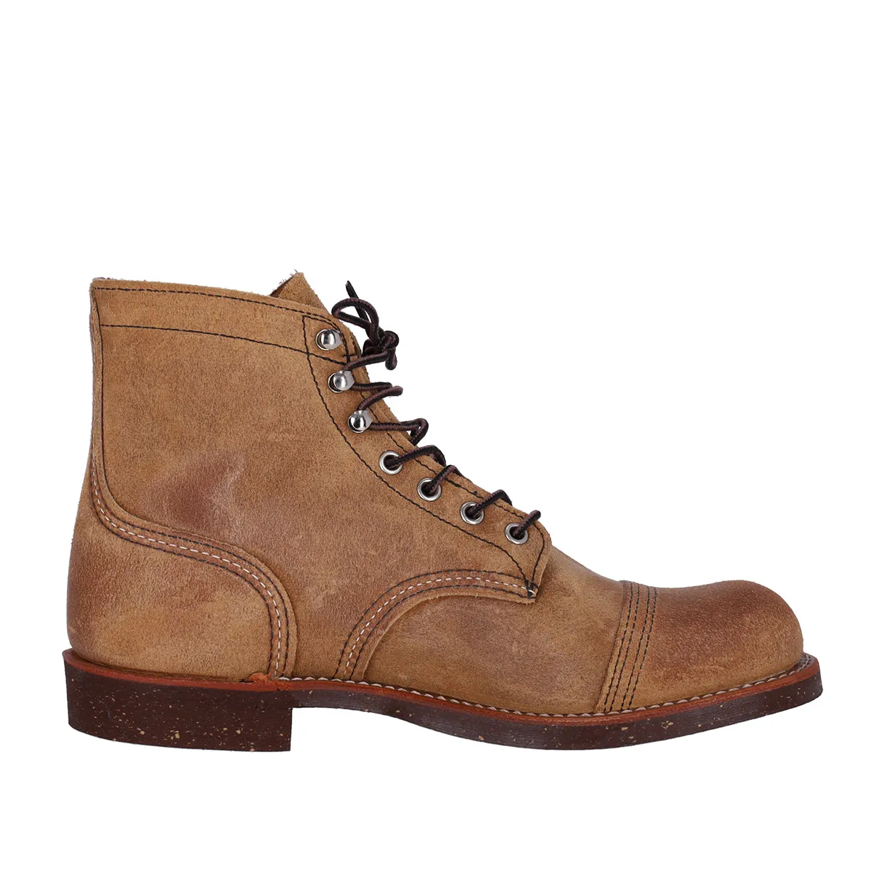 Stivaletti Uomo Red Wing Iron Ranger Marrone Chiaro