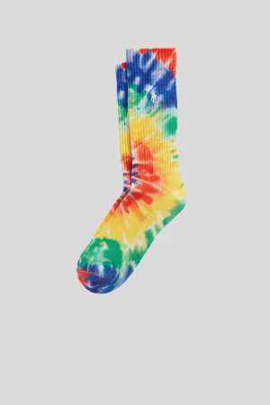 Tie Dye Single Sock - Multi Tie Dye